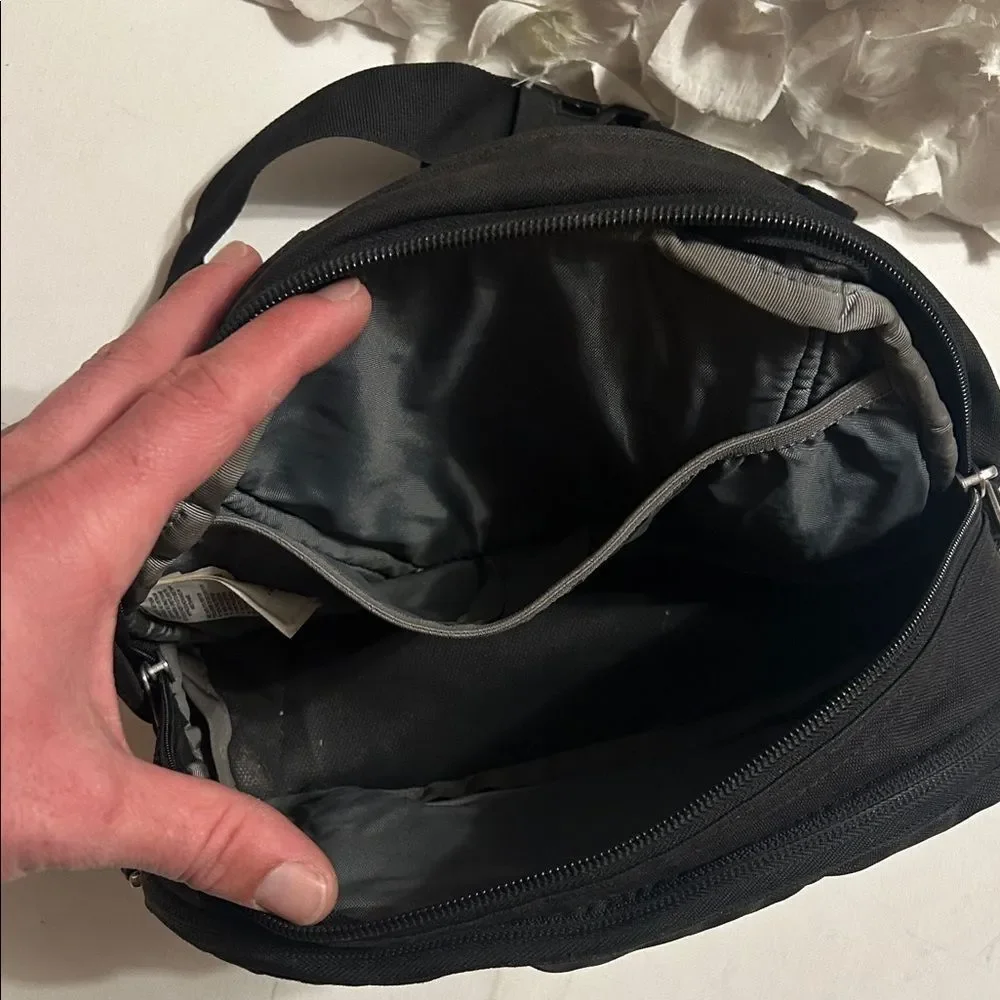 The North Face Black and Gray Belt Bag